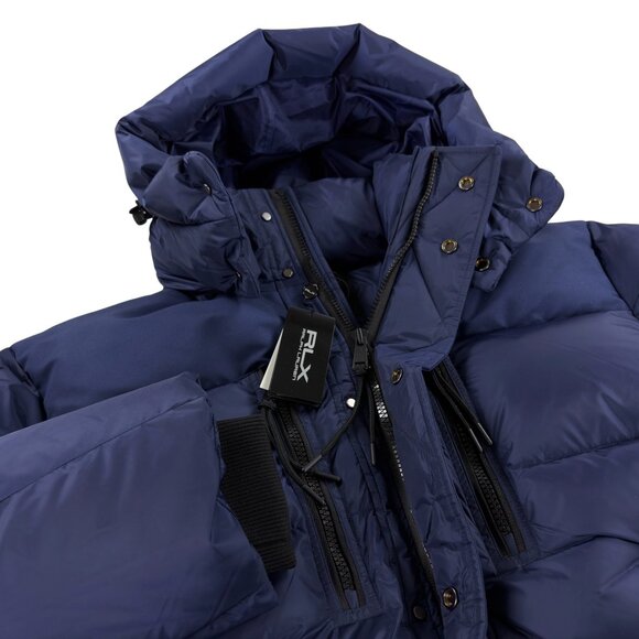 Ralph Lauren RLX Garston Hooded Down Puffer Ski Jacket Mens XXL Navy NWT - Picture 4 of 13